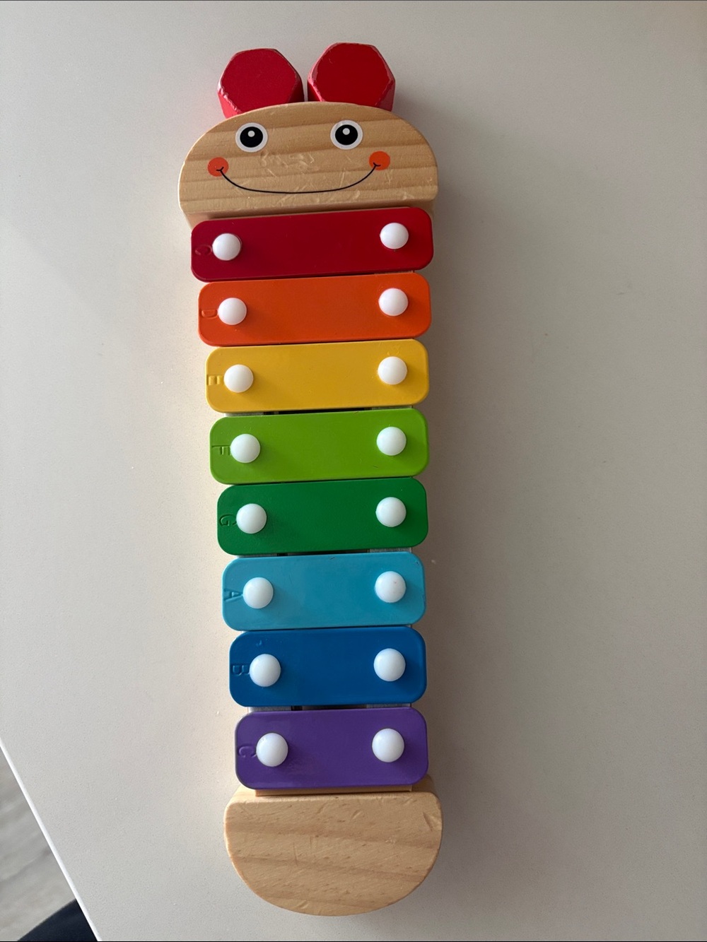 Melissa & Doug Caterpillar Kids Rainbow Xylophone Toy